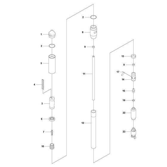 Husqvarna PV 37 Poker Assembly