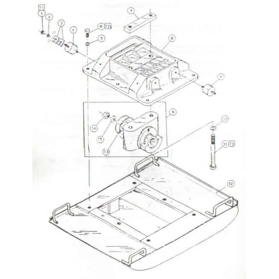 Plate Assembly for Wacker PVP75A