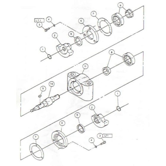 Exciter Assembly for Wacker PVP75A