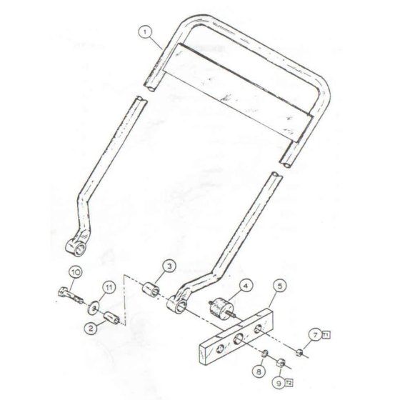 Handle Assembly for Wacker