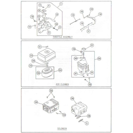 Air Cleaner & Silencer for PVP75A