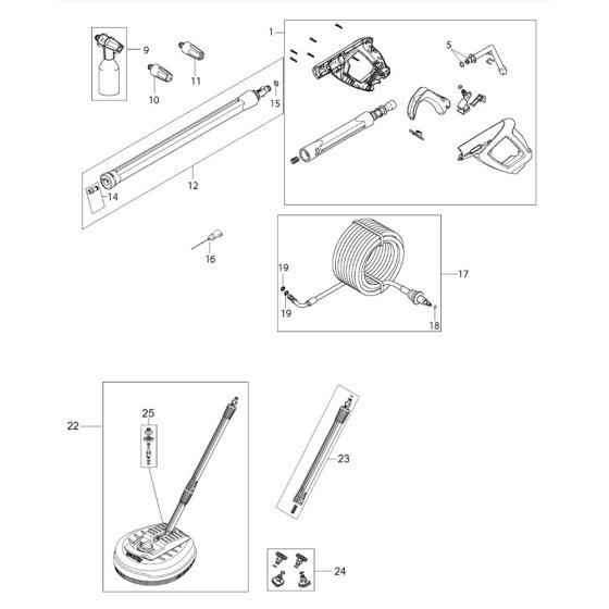 Husqvarna PW 360 Accessories