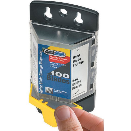 Duratip Safety Point Blades H/Duty 0.025 Thick Bulk Dispenser Pack 100
