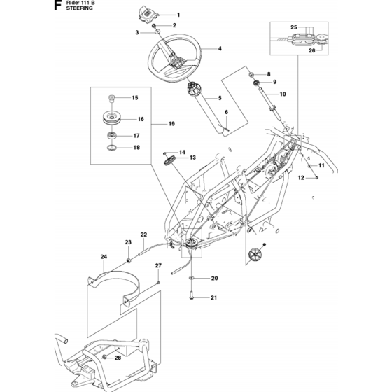 Steering Assembly for R111 B