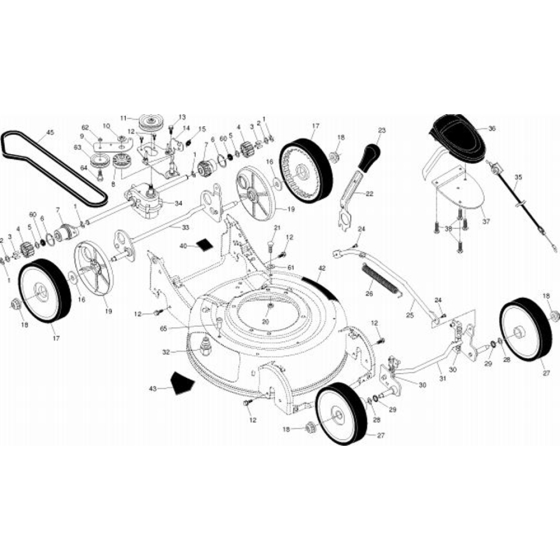 Drive Assembly for R145 SV