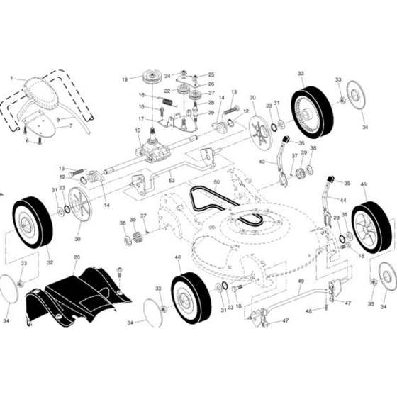 Drive Assembly for Husqvarna