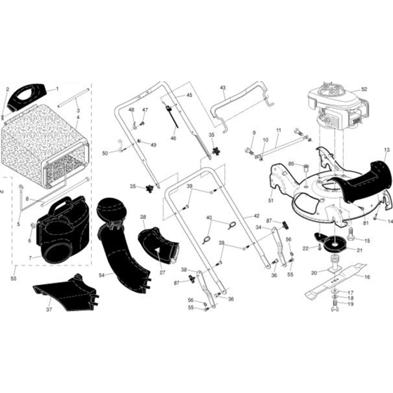 Frame & Engine Assembly