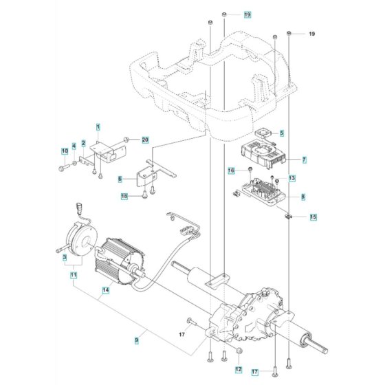 Transmission Assembly for R 200iX