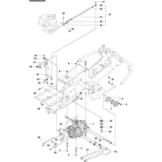 Transmission Assembly for Husqvarna