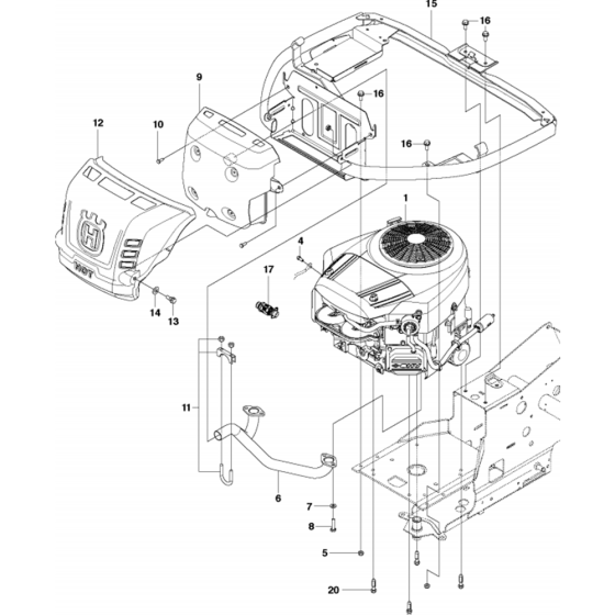 Engine Assembly for R332T AWD