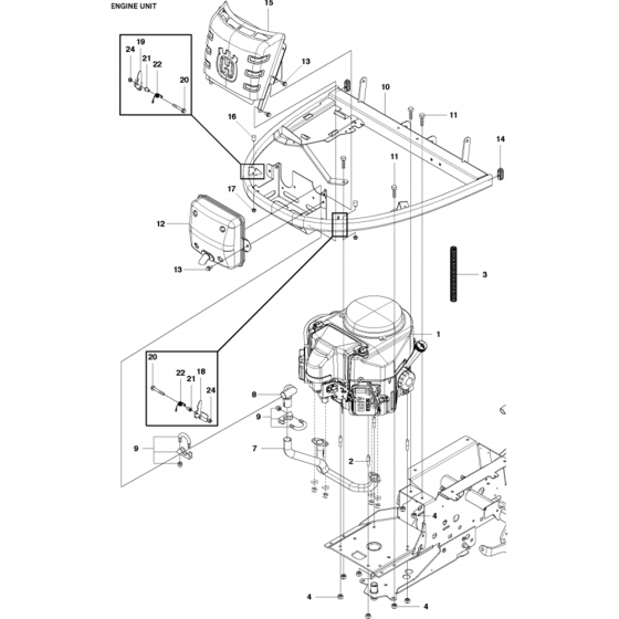 Engine Assembly for R418 Ts