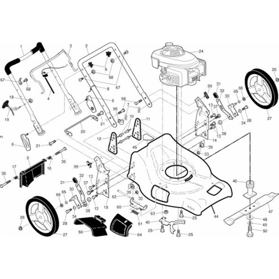 Frame & Engine Assembly