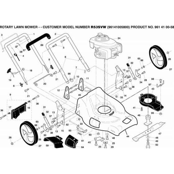 Frame & Engine Assembly