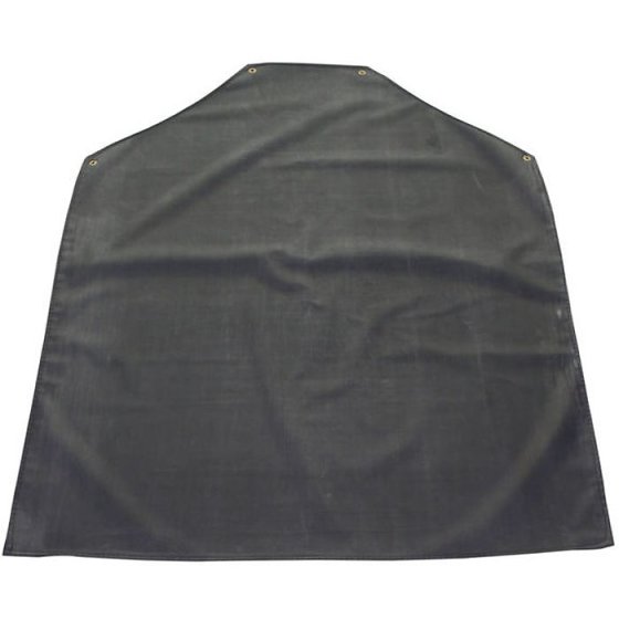Rubber Apron Front Bib Metal Eyelets - Apron Ties NOT Included 42"L x 36"W