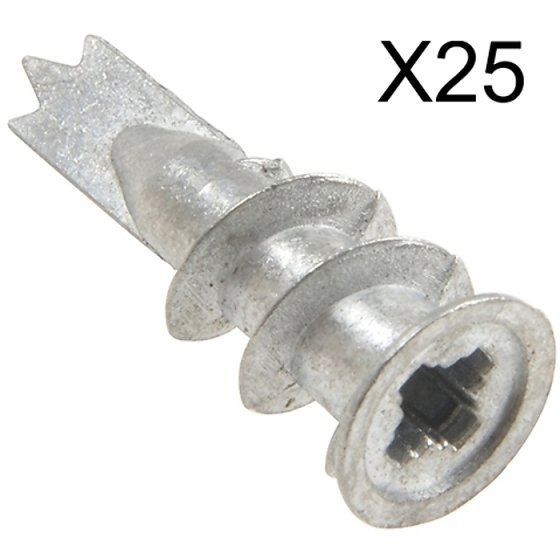 Metal Self-Drill Plasterboard Fixing Pack of 25 by Rawlplug - R-S1-DRA02/25