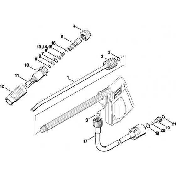 Spray Lance for Stihl RB 220 K