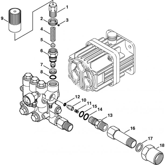 Unloader for Stihl RB 302