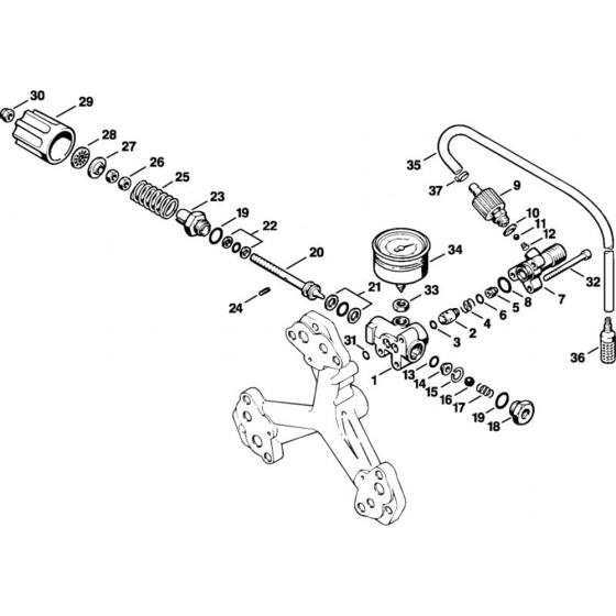 Regulation Valve for Stihl RB 400 K