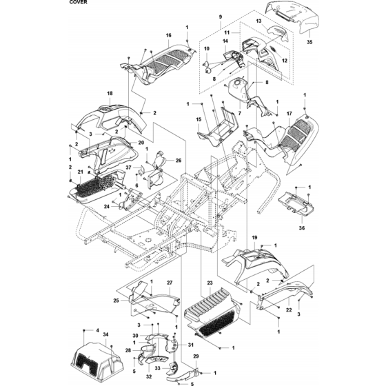 Cover Assembly for RC 318T
