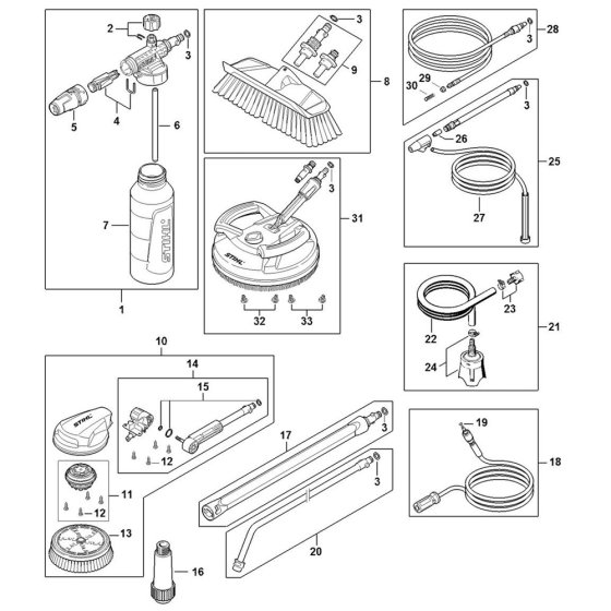 Stihl RE 119 Accessories