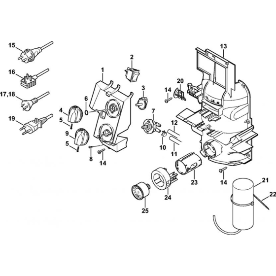 Control Box for Stihl RE 143 & RE 163