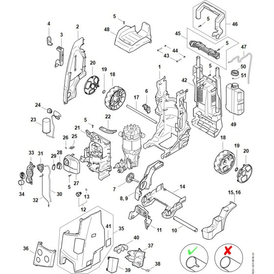 Stihl RE 150 PLUS Components