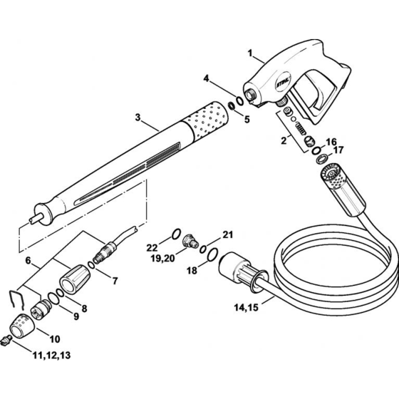 Spray Gun & Lance for Stihl