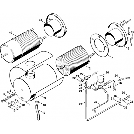 Heat Exchanger for Stihl RE830W