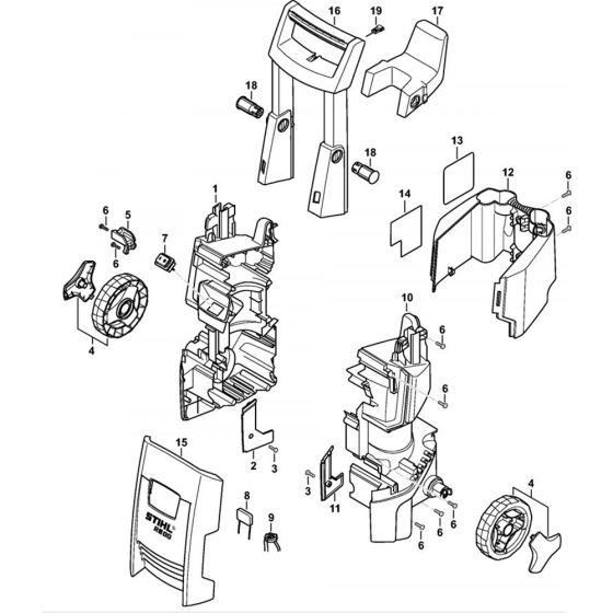 Chassis for Stihl RE 88