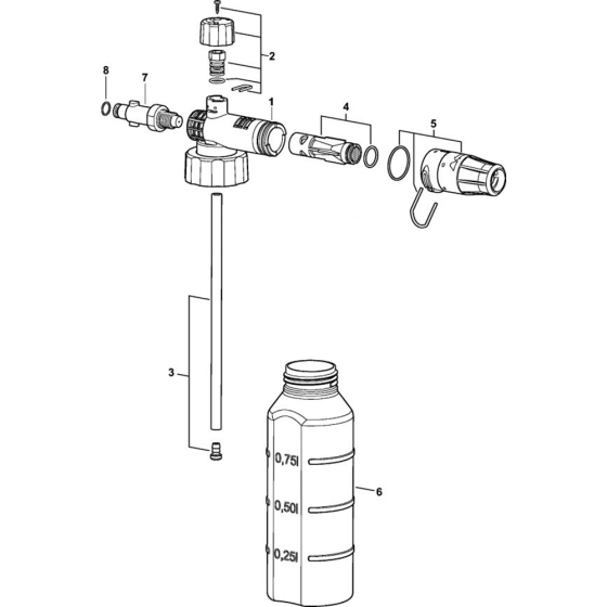 Foam Nozzle for Stihl RE 98