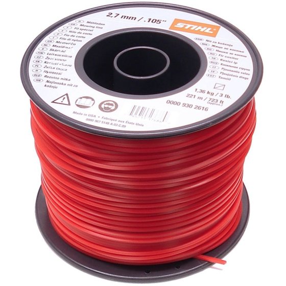 Mowing Line, 2.7mm x 347 m, Round Section for Stihl - 0000 930 2289