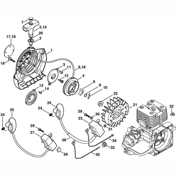 Rewind Starter & Ignition System