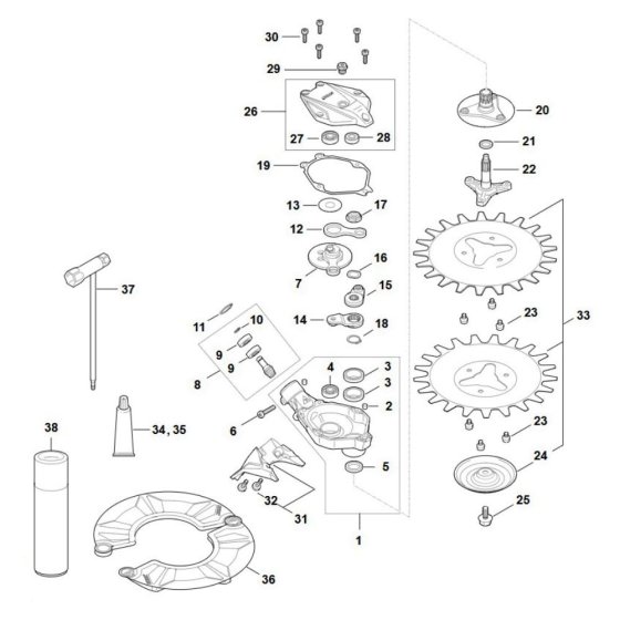 Main Assembly for Stihl RG