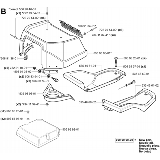 Hood Assembly for Rider 11