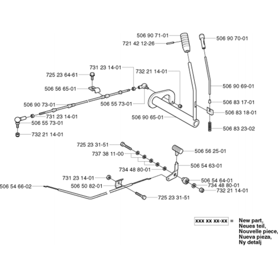Controls Assembly for Husqvarna