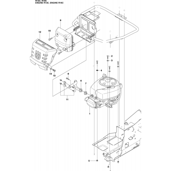 Engine Assembly for Husqvarna