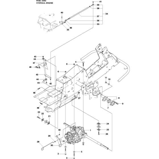 Engine Assembly for Husqvarna