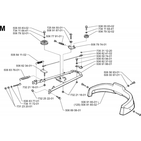 Frame Assembly for Husqvarna 970