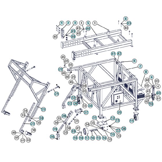 Frame Assembly for Husqvarna