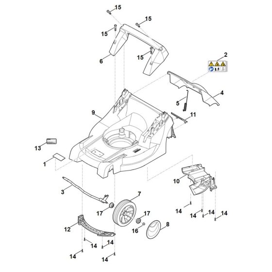 Front Axel Housing for Stihl