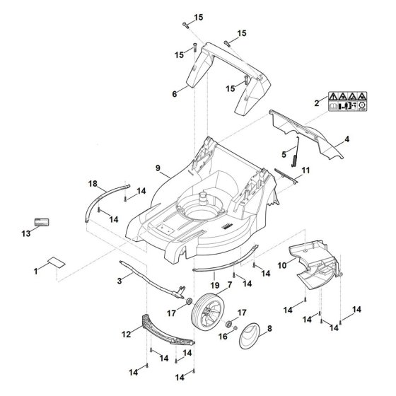 Front Axle Housing for Stihl