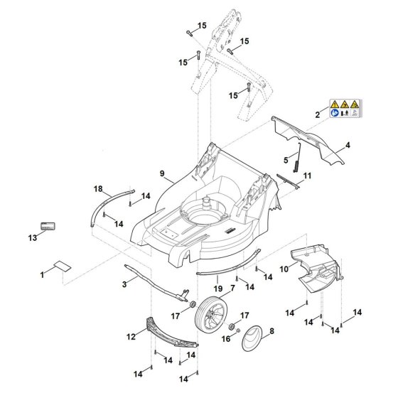 Front Axel Housing for Stihl
