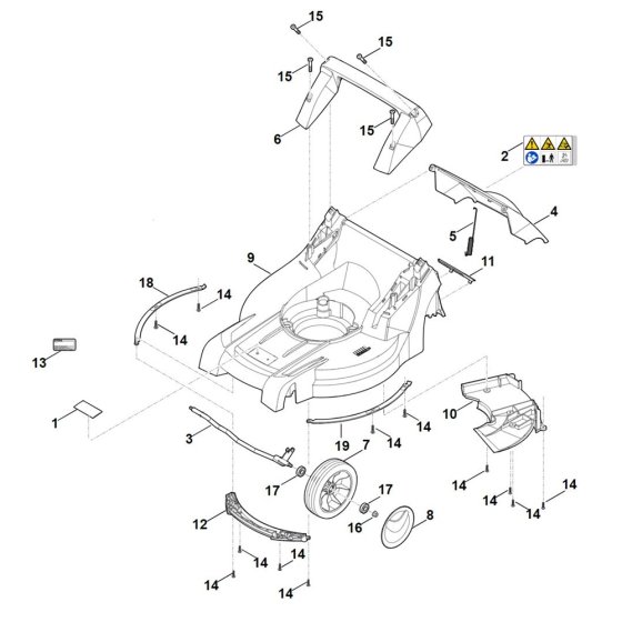 Front Axel Housing for Stihl
