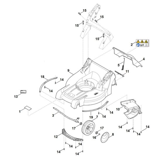 Front Axel Housing for Stihl