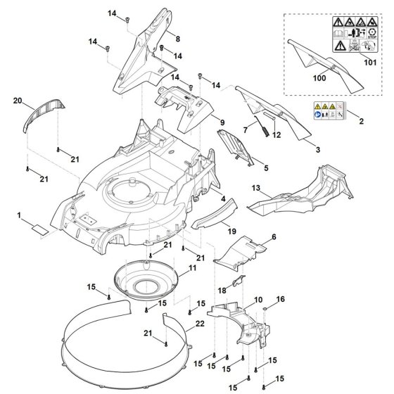 Stihl RM 655.0 YS Housing