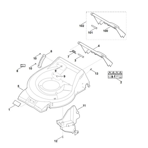 Stihl RM 248.0 T Housing