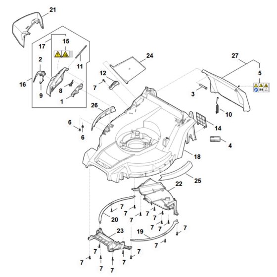 Housing Assembly for Stihl RM 453.3 T
