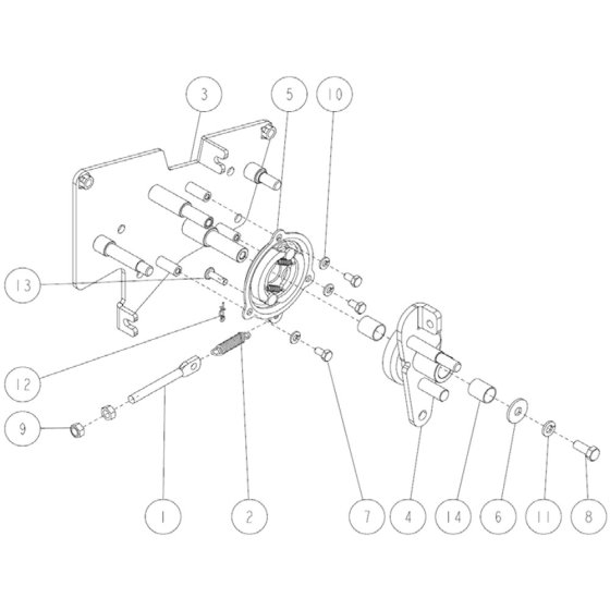 Control Assembly -4 for OREC RM97 Mower