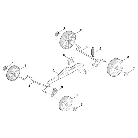 Chassis for Stihl RMA 239.1