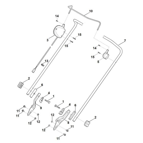 Handle for Stihl RMA 248.0